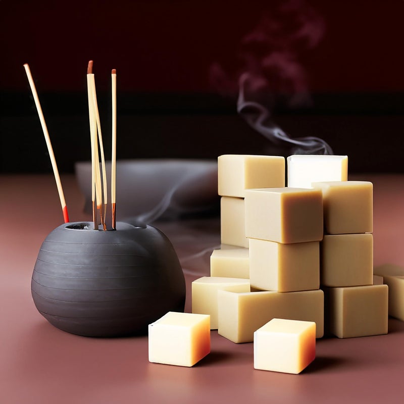 Candlecopia Nag Champa Strongly Scented Hand Poured Vegan Wax Melts  12 Scented Wax Cubes  6.4 Ounces in 2 x 6-Packs - Image 3